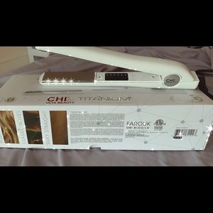 Titanium chi hairstyling iron (Never used)